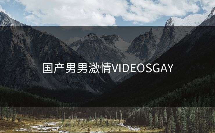 国产男男激情VIDEOSGAY
